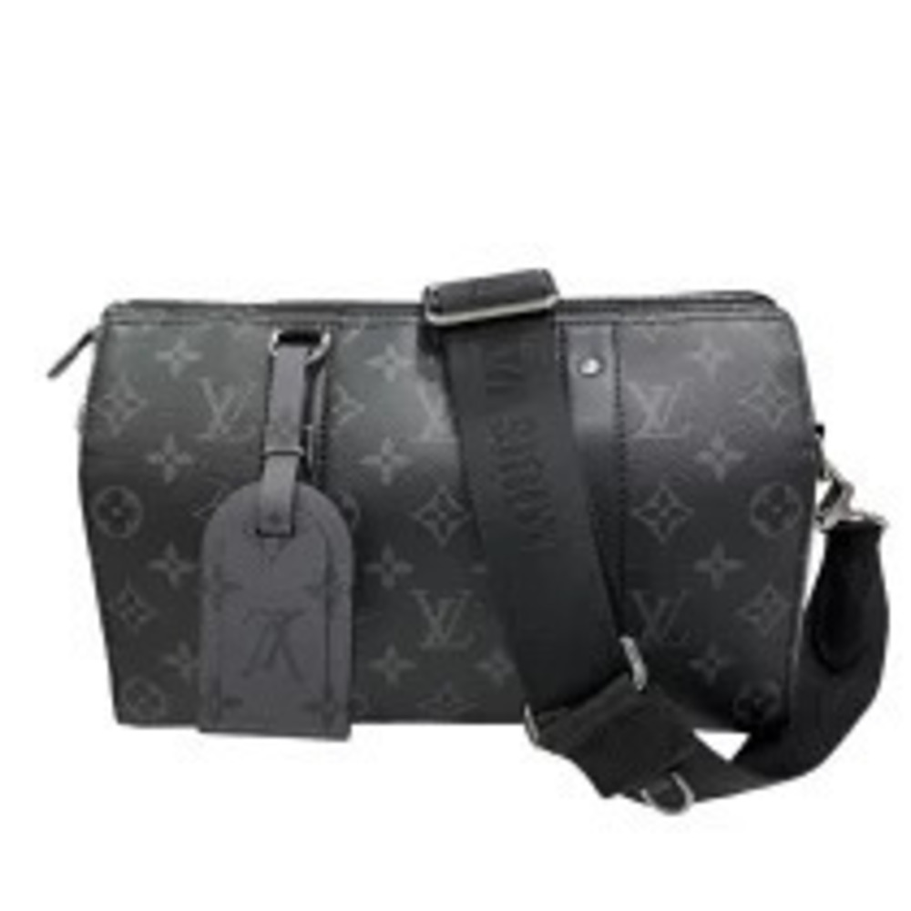 Louis Vuitton City Keepall Black Monogram Eclipse Black Shoulder Bag